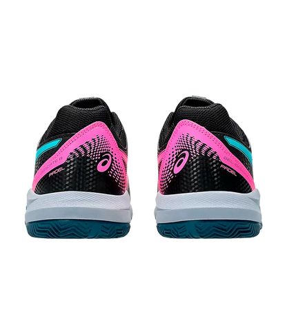 Padel Shoes Asics Gel-Dedicate 8 Black/Energy Aqua
