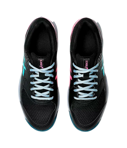 Padel Shoes Asics Gel-Dedicate 8 Black/Energy Aqua