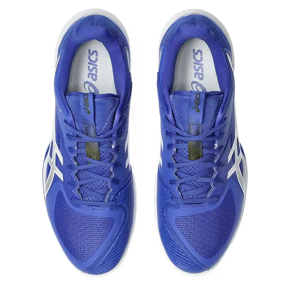 Men's Solution Speed FF 3 Clay Tennis Shoes Dark Cobalt and White