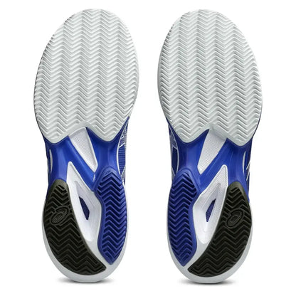 Men's Solution Speed FF 3 Clay Tennis Shoes Dark Cobalt and White