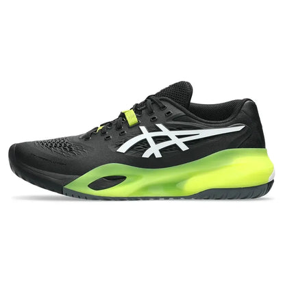 Men's GEL-Resolution X Tennis Shoes Black and White