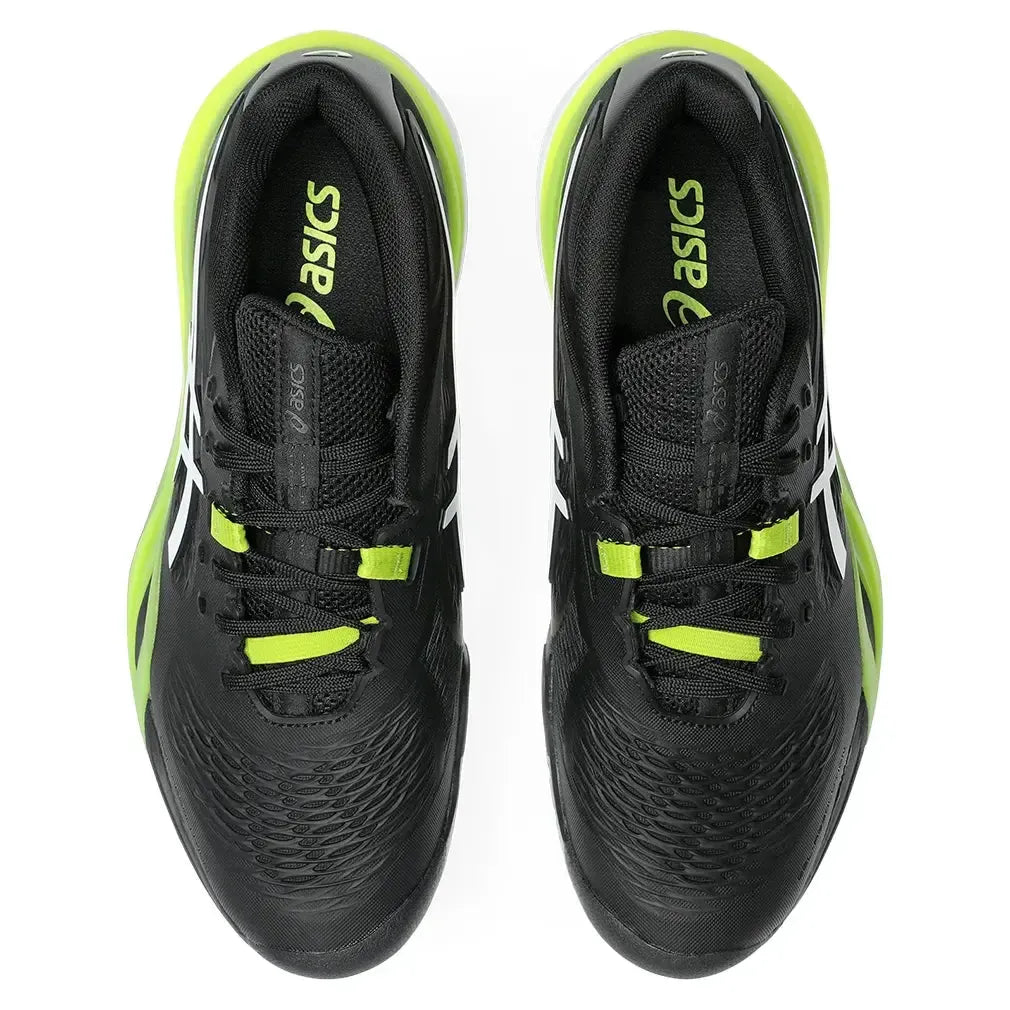 Men's GEL-Resolution X Tennis Shoes Black and White