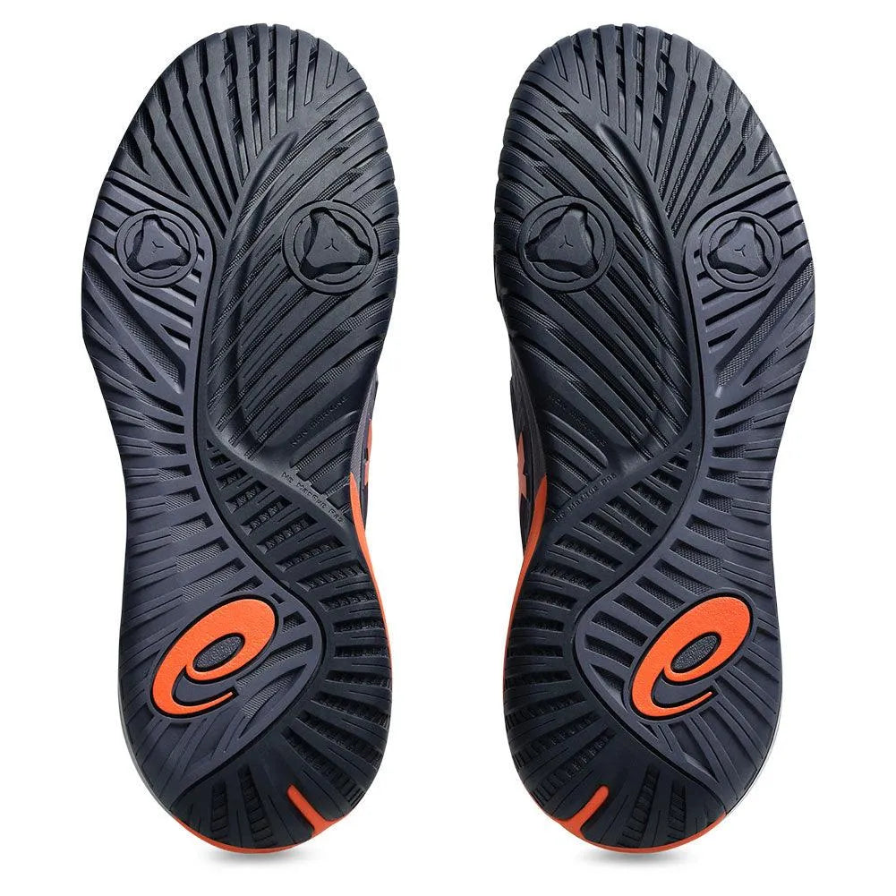 Men's GEL-Resolution X Tennis Shoes Greyish Purple and Nova Orange