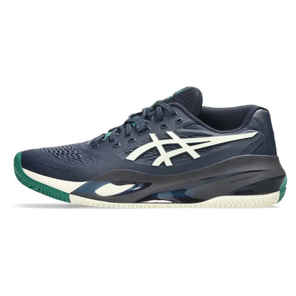 Men's GEL-Resolution X Clay Tennis Shoes Midnight and Cream