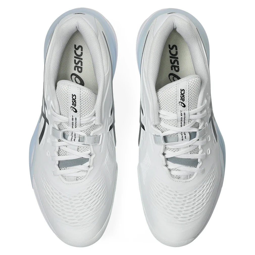 Men's GEL-Resolution X 2E Width Tennis Shoes White and Black