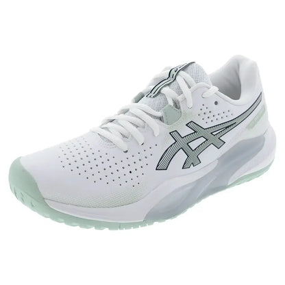 Men's GEL-Challenger 15 Tennis Shoes White and Lichen Rock-Footwear-Asics-1041A510-100F25copy-Tennis Express