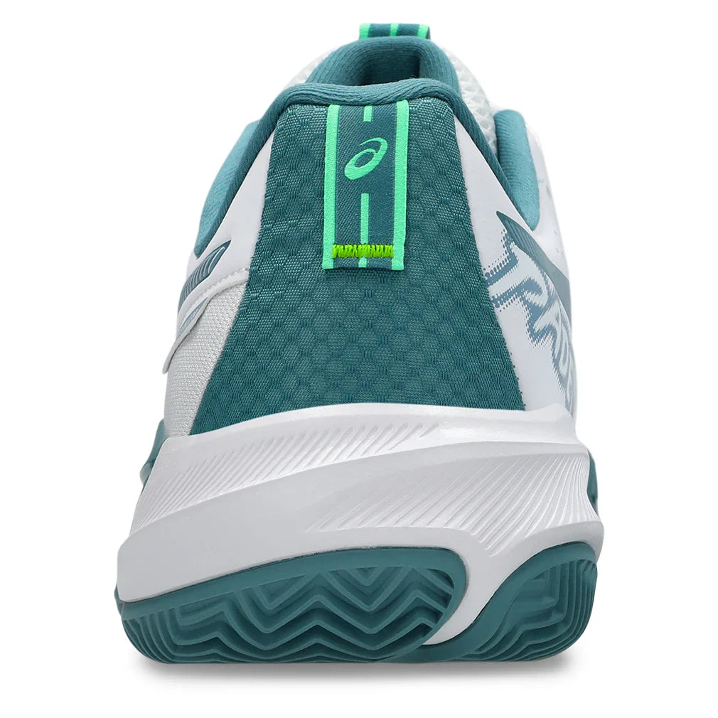 Men's GEL-Challenger 15 Padel Shoes White and Misty Pine
