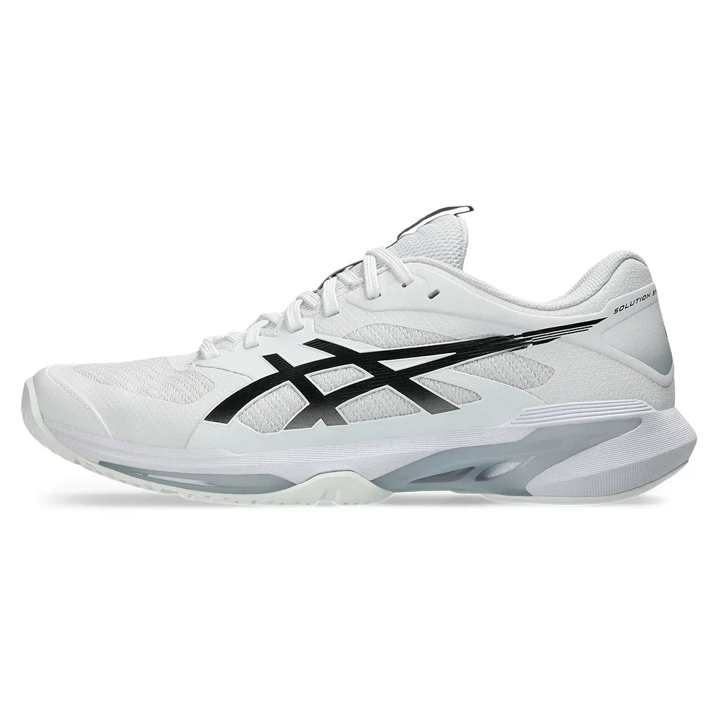 Men's Solution Speed FF 4 Tennis Shoes White and Black