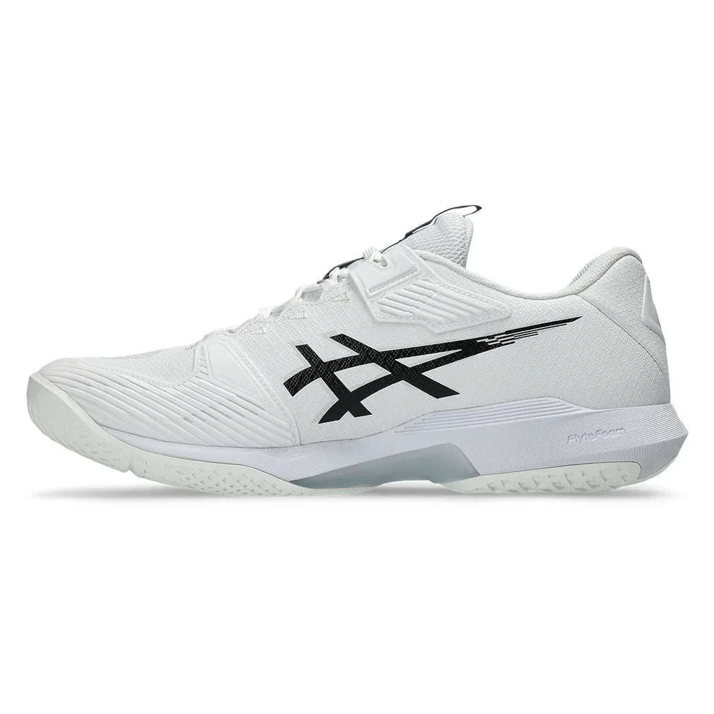 Men's Solution Speed FF 4 Tennis Shoes White and Black