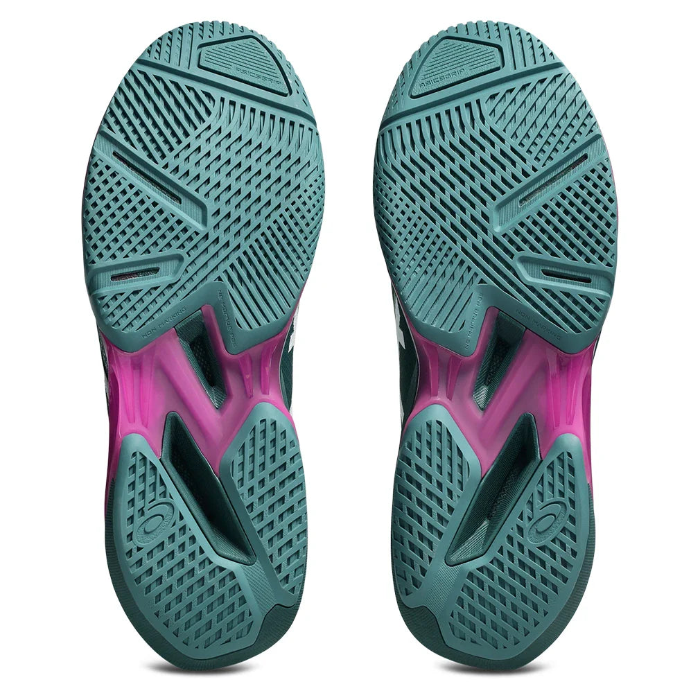 Men's Solution Speed FF 4 Tennis Shoes Dark Neptune and White