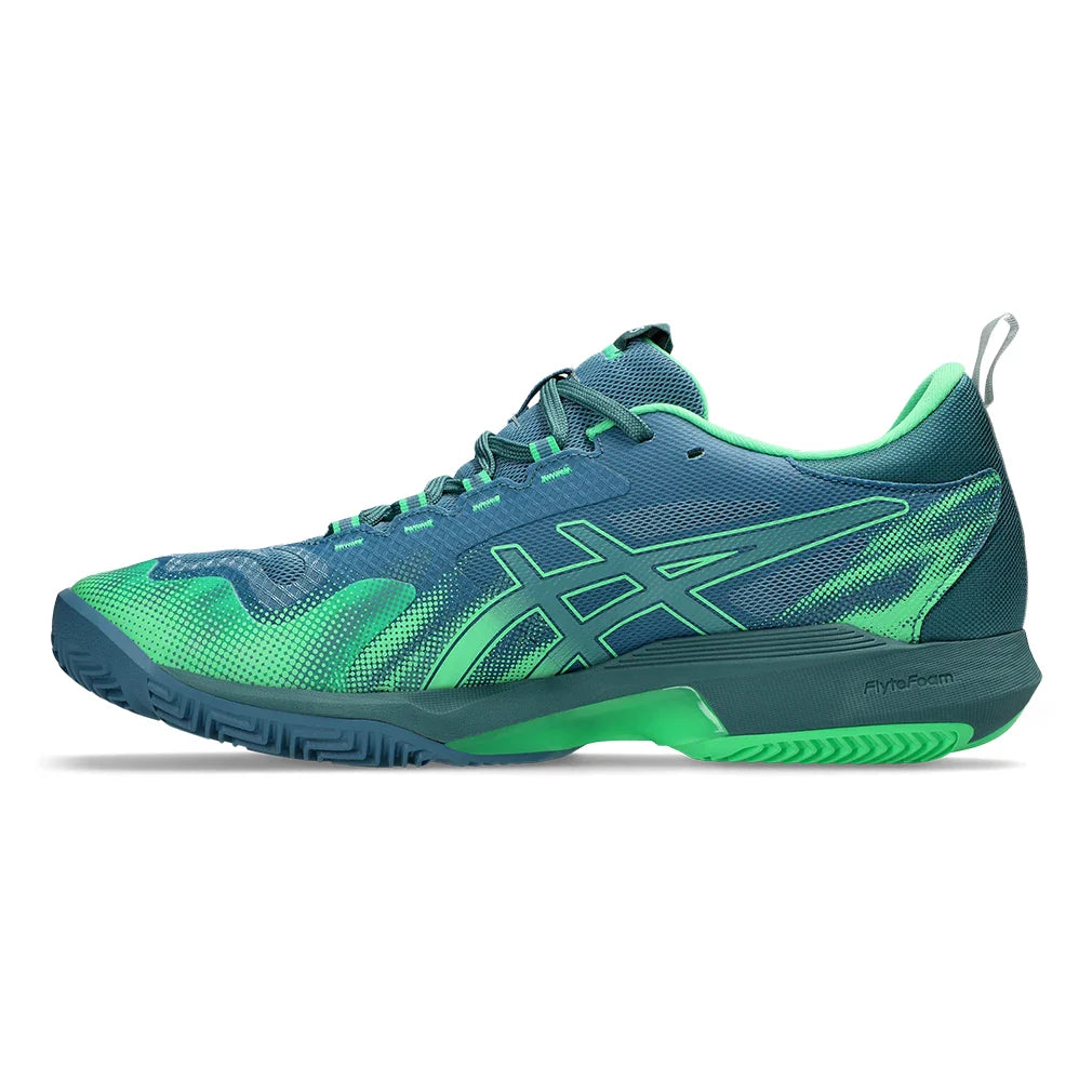 Men's SonicSmash FF Padel Shoes Saba Blue and Vital Green