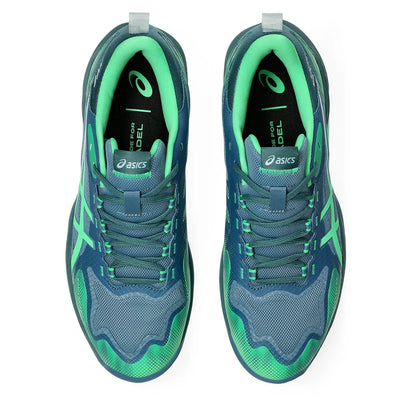 Men's SonicSmash FF Padel Shoes Saba Blue and Vital Green