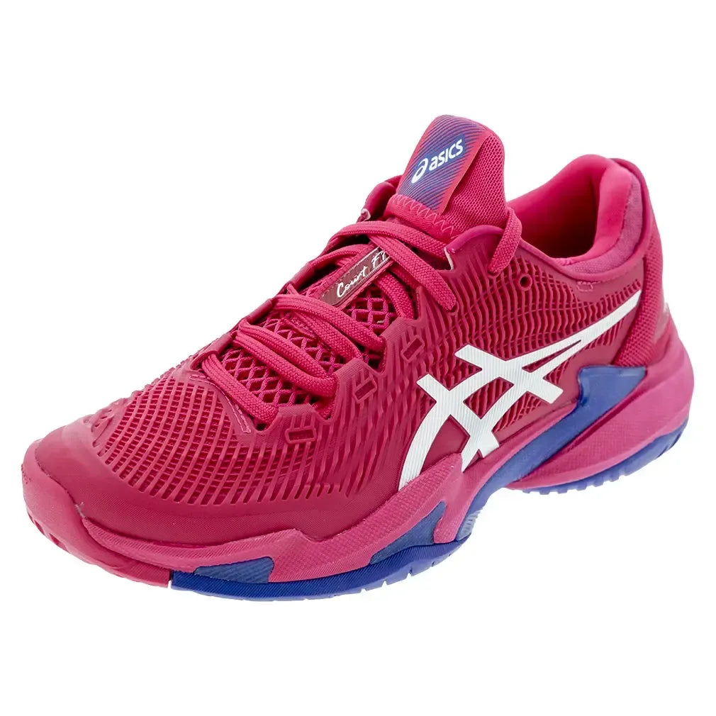 Women's Court FF 3 Tennis Shoes Bright Rose and White-Footwear-Asics-1042A220-700F25copy-Tennis Express