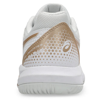 Women's GEL-Dedicate 8 Pickleball Shoes White and Champagne