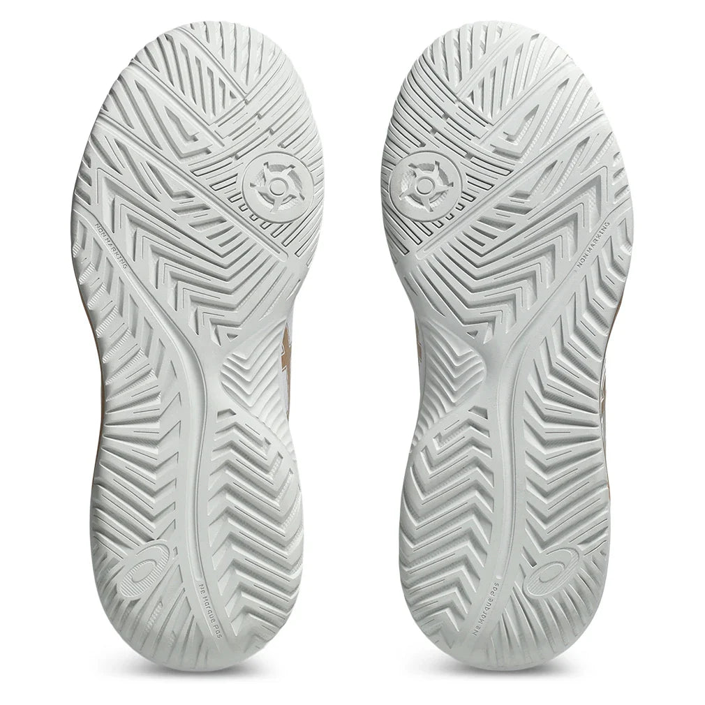 Women's GEL-Dedicate 8 Pickleball Shoes White and Champagne
