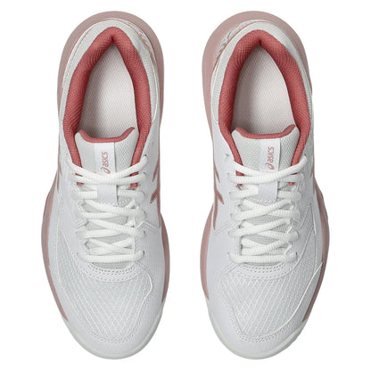 Women's GEL-Dedicate 8 Tennis Shoes White and Rose Rouge
