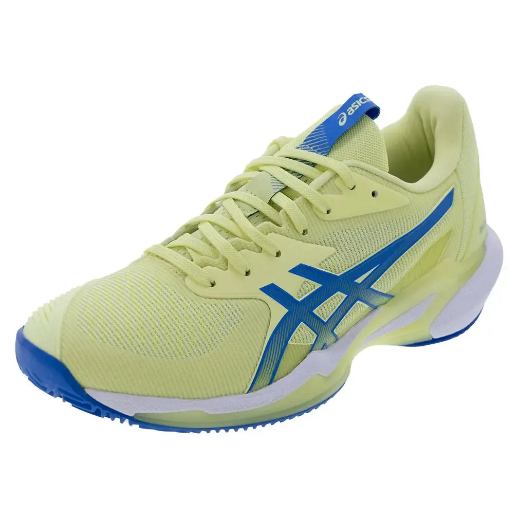 Women's Solution Speed FF 3 Clay Tennis Shoes Huddle Yellow and Blue Coast-Footwear-Asics-1042A248-750U25_copy-Tennis Express