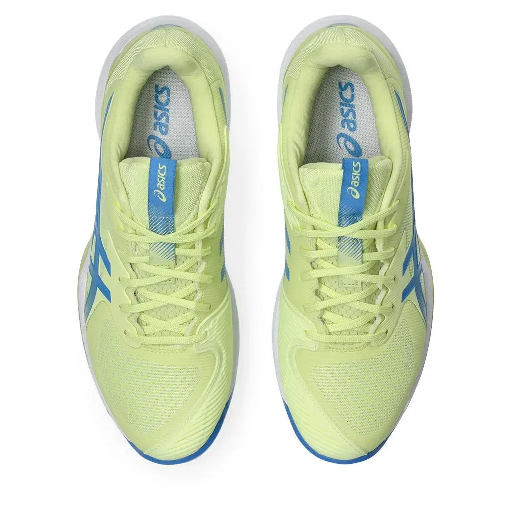 Women's Solution Speed FF 3 Clay Tennis Shoes Huddle Yellow and Blue Coast