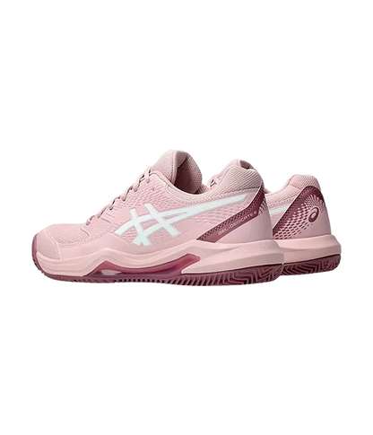 Padel Shoes Asics Gel-Dedicate 8 Clay Mujer Watershed Rose/White
