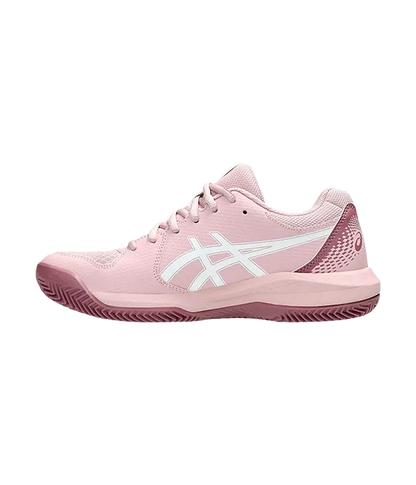 Padel Shoes Asics Gel-Dedicate 8 Clay Mujer Watershed Rose/White