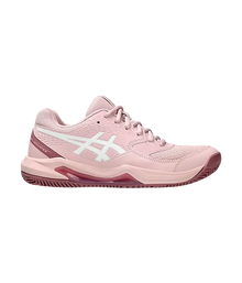Padel Shoes Asics Gel-Dedicate 8 Clay Mujer Watershed Rose/White