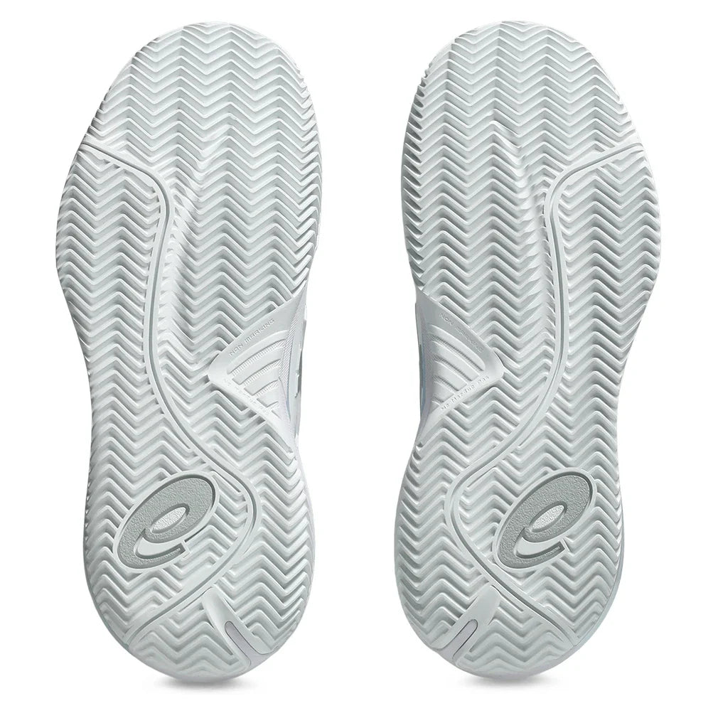 Women's GEL-Resolution X Clay Tennis Shoes White and Pure Silver