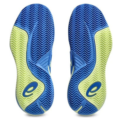 Women's GEL-Resolution X Clay Tennis Shoes Blue Coast and Huddle Yellow