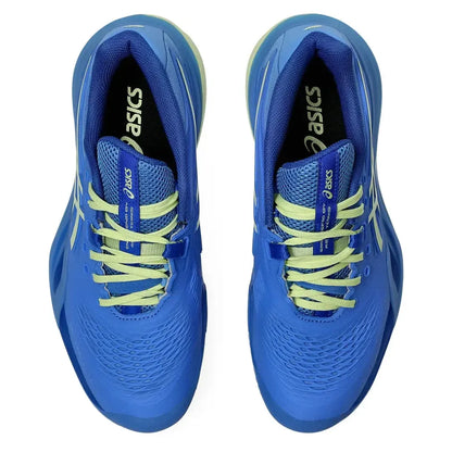 Women's GEL-Resolution X Clay Tennis Shoes Blue Coast and Huddle Yellow