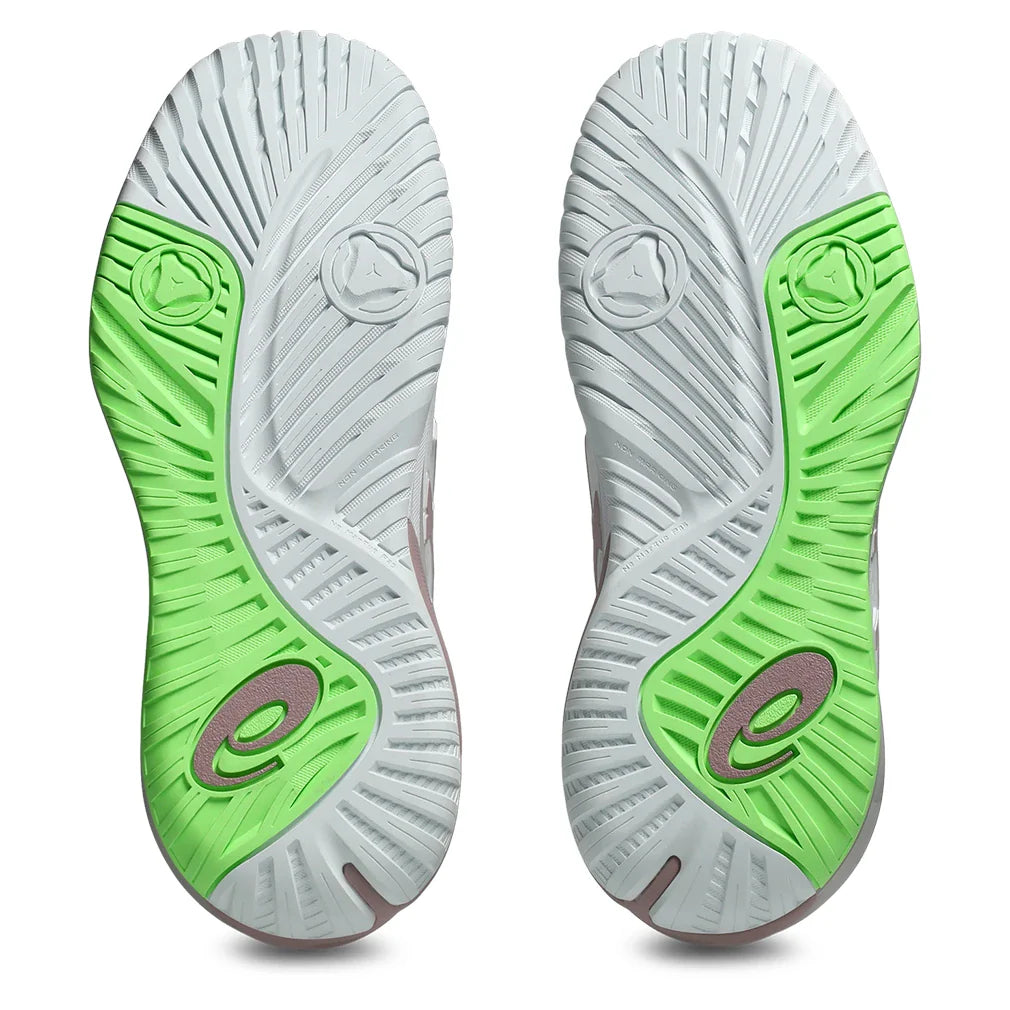 Women's GEL-Resolution X D Width Tennis Shoes White and Morganite