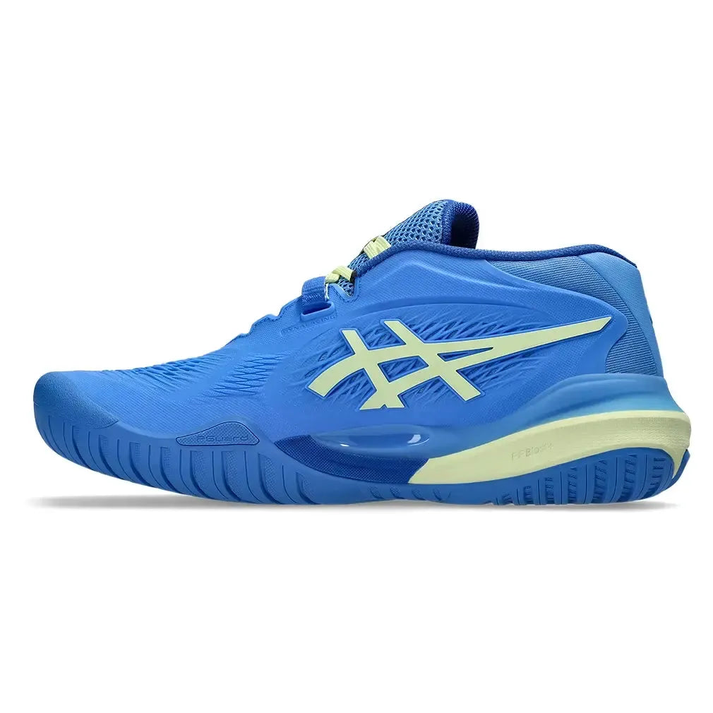 Women's GEL-Resolution X Tennis Shoes Blue Coast and Huddle Yellow