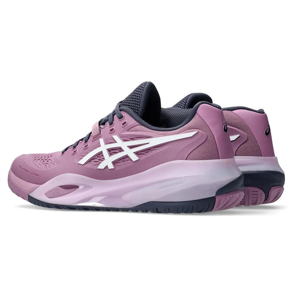 Women's GEL-Resolution X Tennis Shoes Ube and White