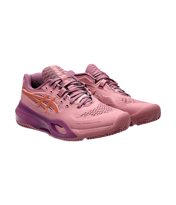 Padel Shoes Asics Gel-Resolution X Padel Mujer Purple Oxide/Rose Gold 2025