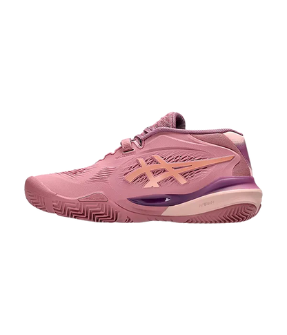 Padel Shoes Asics Gel-Resolution X Padel Mujer Purple Oxide/Rose Gold 2025