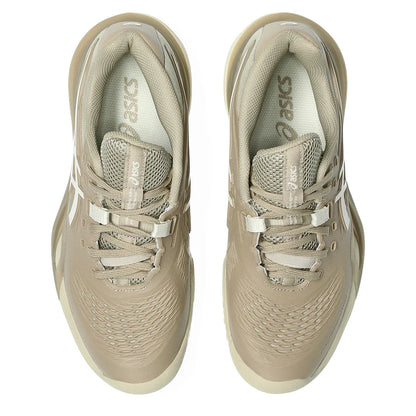 Women's GEL-Resolution X Omnicourt Tennis Shoes Wood Crepe and Birch