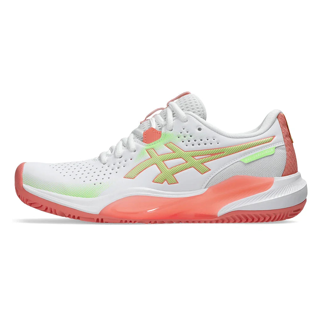 Women's GEL-Challenger 15 Padel Shoes White and Guava