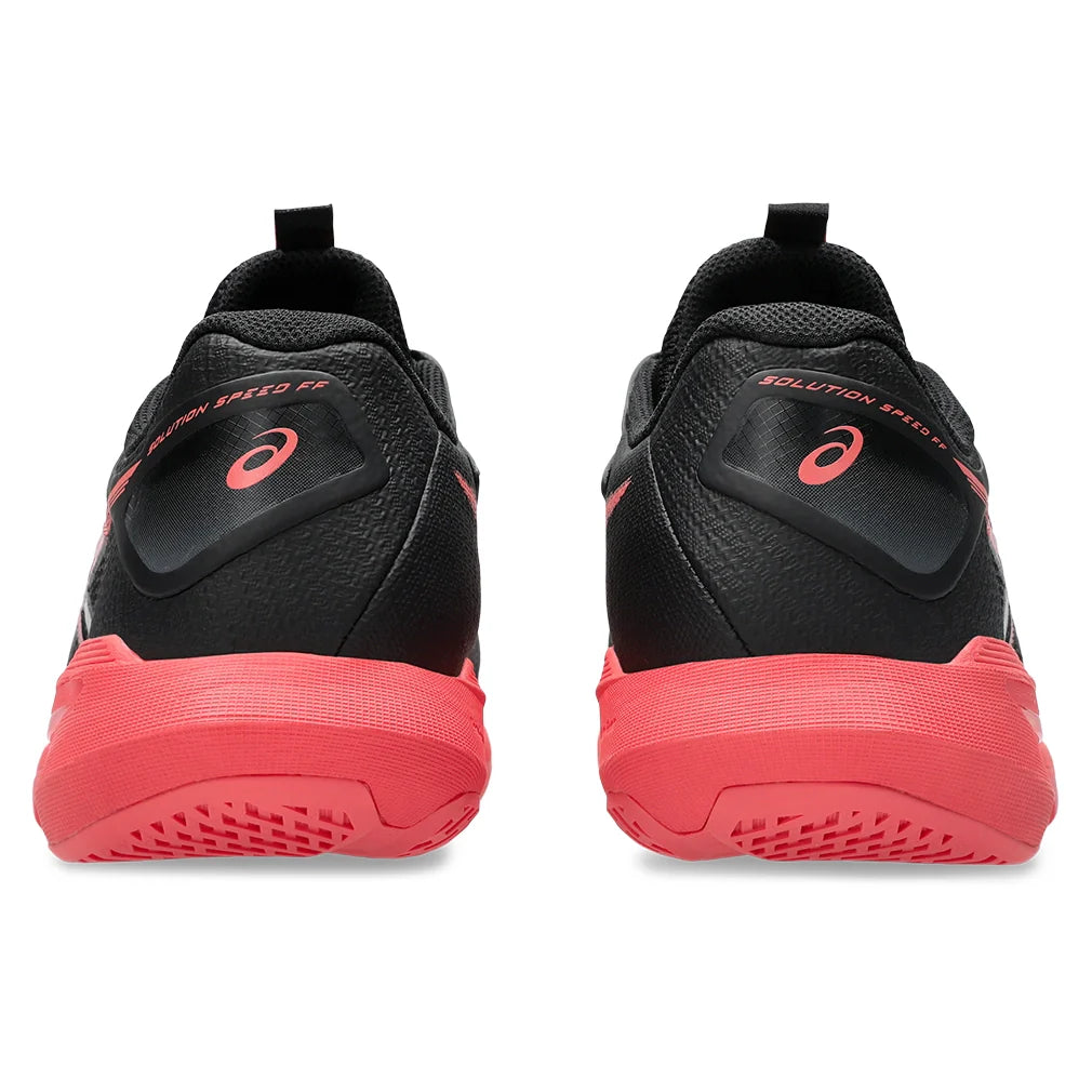 Women's Solution Speed FF 4 Tennis Shoes Black and Sienna
