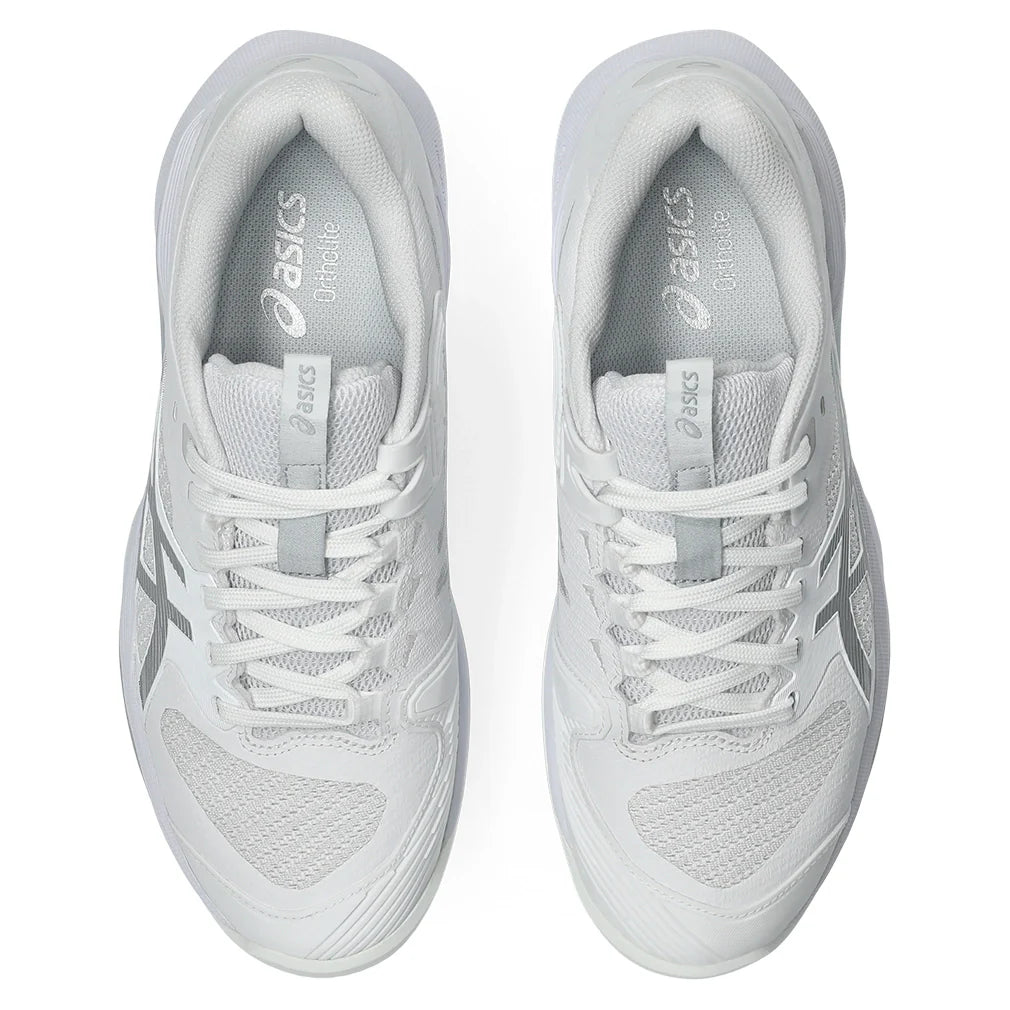 Women's Solution Speed FF 4 Tennis Shoes White and Pure Silver