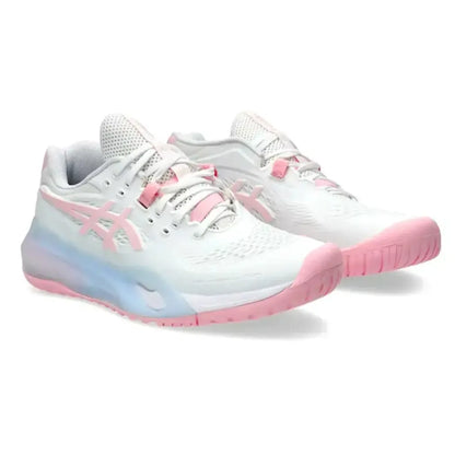 Women's GEL-Resolution X Tennis Shoes White and Pink Salt - Exclusive