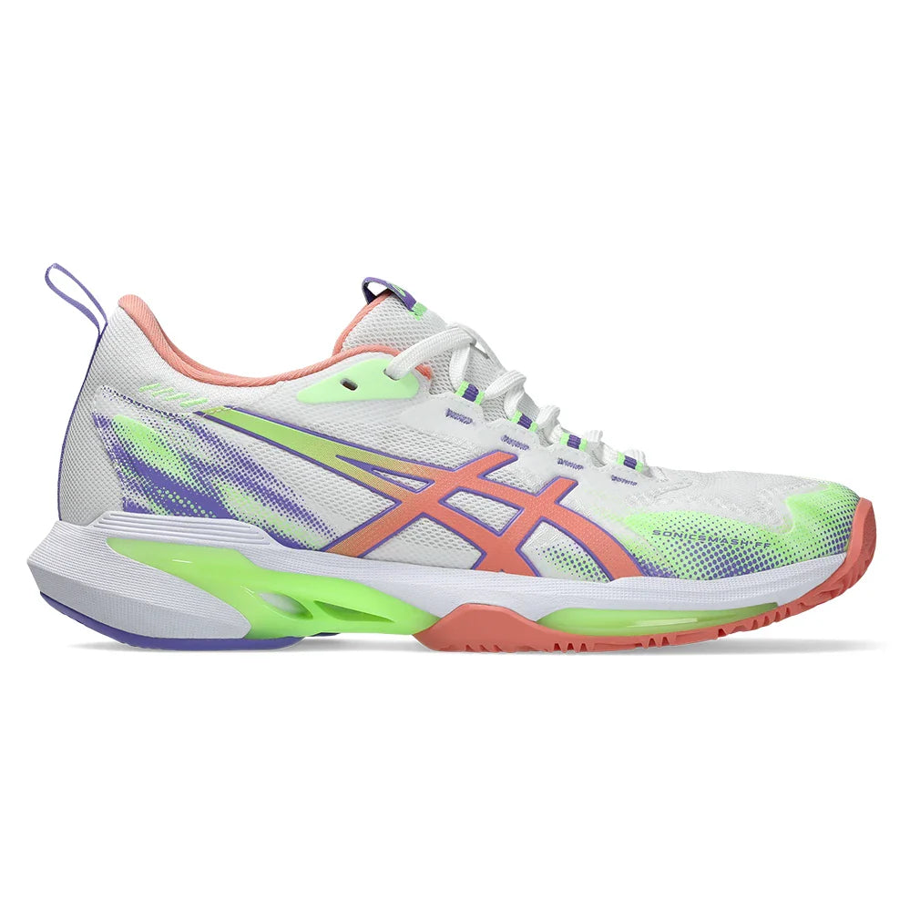 Women's SonicSmash FF Padel Shoes White and Guava