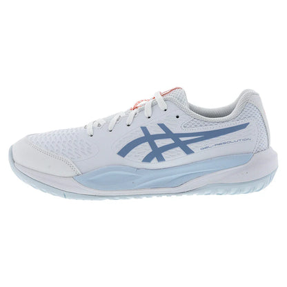 Juniors' GEL-Resolution X GS Tennis Shoes White and Grey Blue