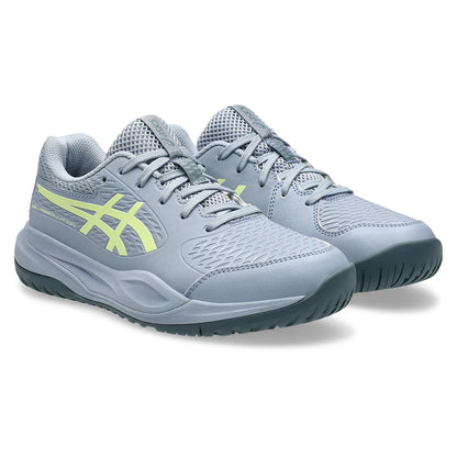 Juniors' GEL-Resolution X GS Tennis Shoes Grey Blue and Pistachio