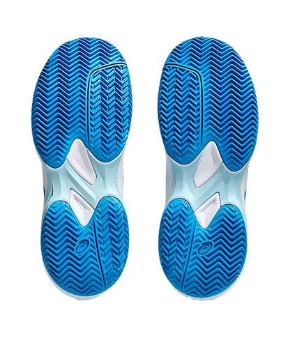 Padel Shoes Asics Gel-Game GS Clay/OC Kids White/Blue Coast