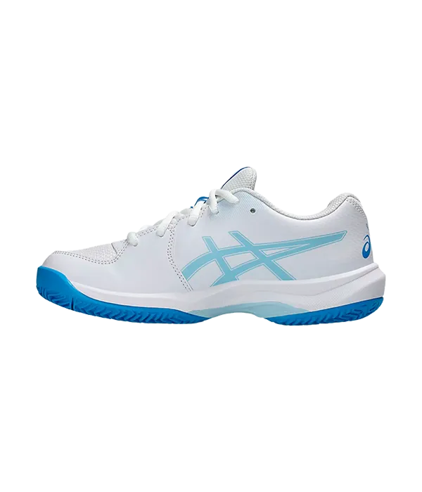Padel Shoes Asics Gel-Game GS Clay/OC Kids White/Blue Coast