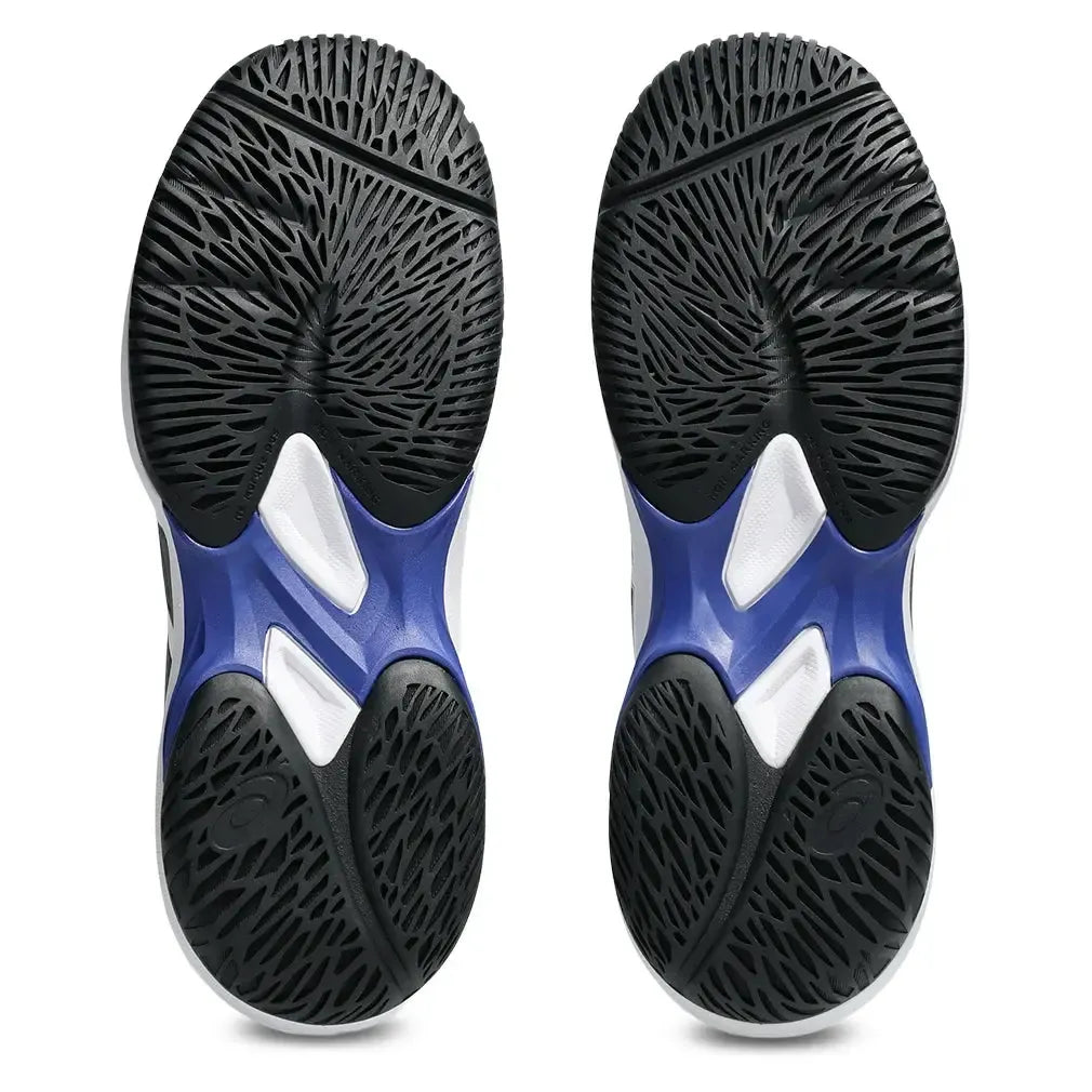 Juniors' GEL-Game GS Tennis Shoes Black and White