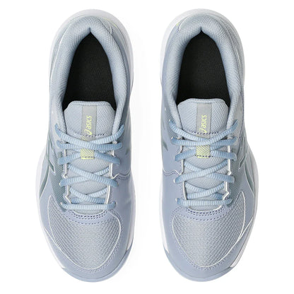 Juniors' GEL-Game GS Tennis Shoes Grey Blue and Ironclad