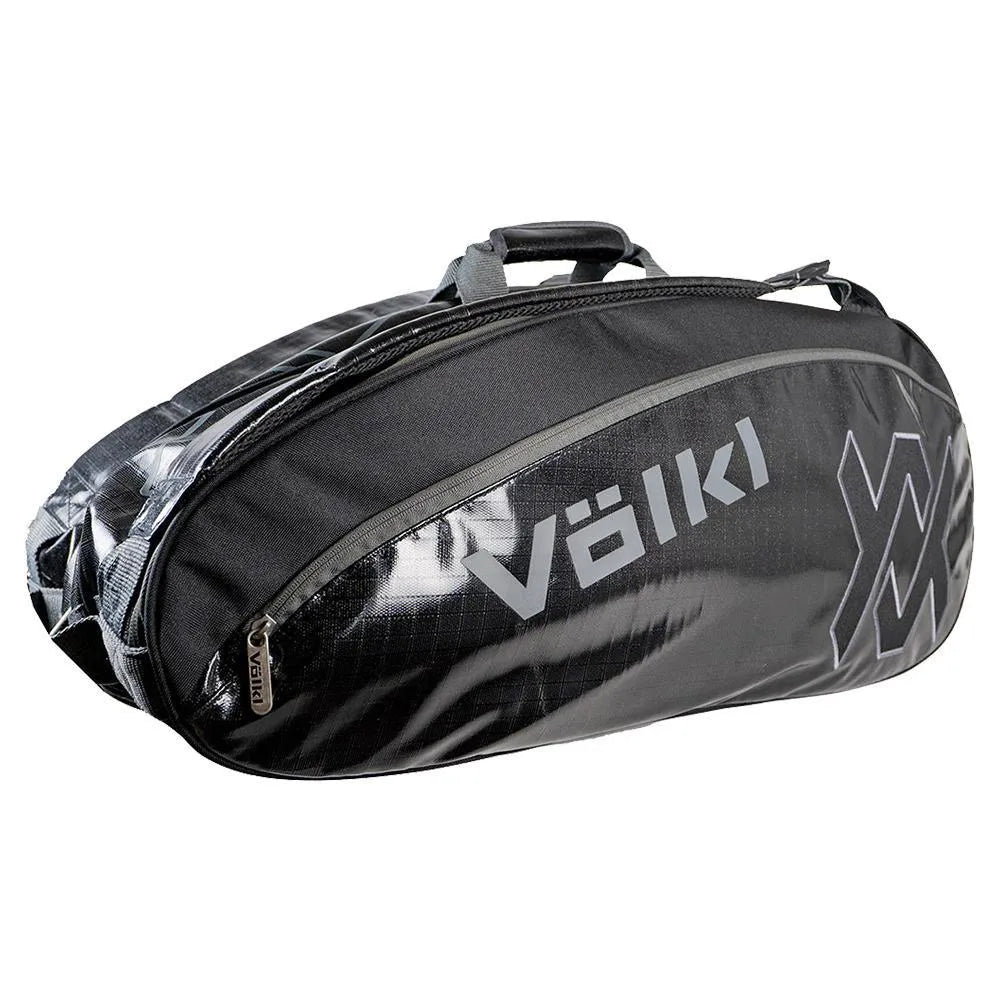 Primo Mega 12 Pack Tennis Bag Black and Charcoal-Bags-Volkl-105460-DEFAULT-L-Tennis Express