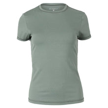 Women's UV Colors Short Sleeve Tennis Top Army-Apparel-Sofibella-105539-DEFAULT-L-Tennis Express