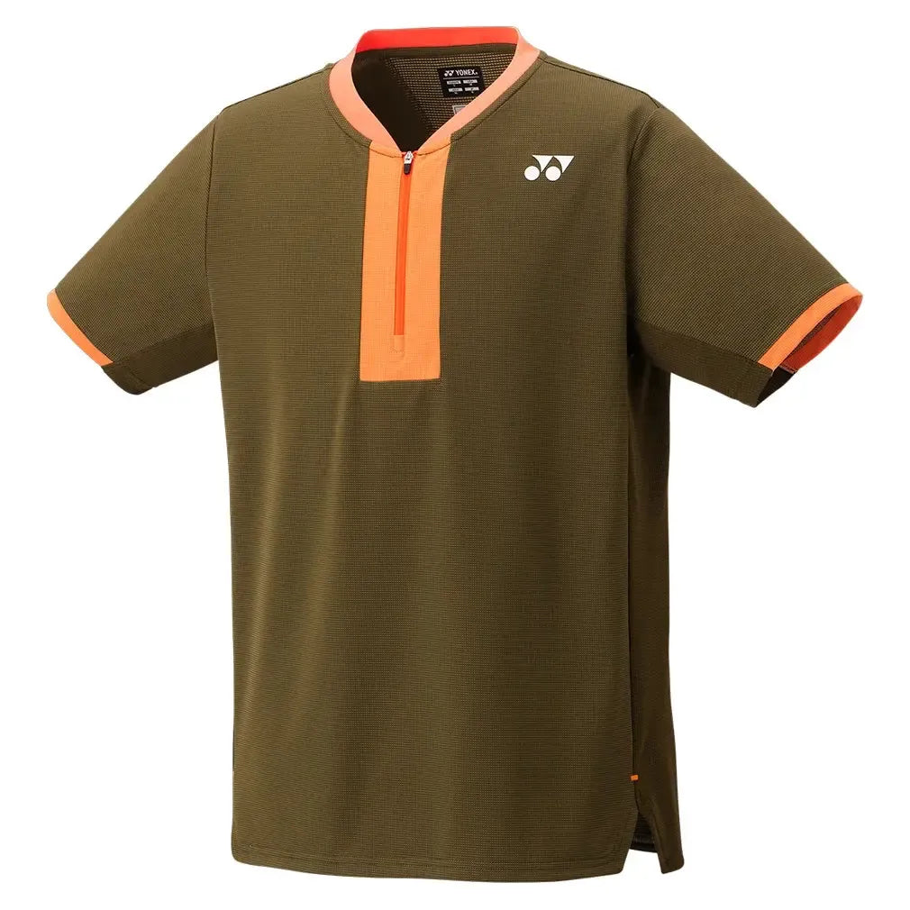 Men's Tournament Zip Tennis Crew-Apparel-Yonex-10626-F25-oil-1-Tennis Express