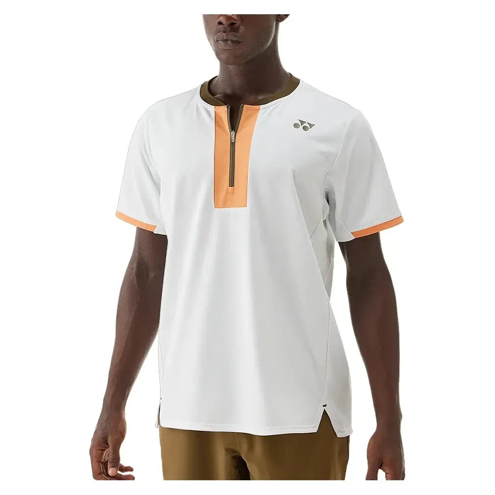 Men's Tournament Zip Tennis Crew