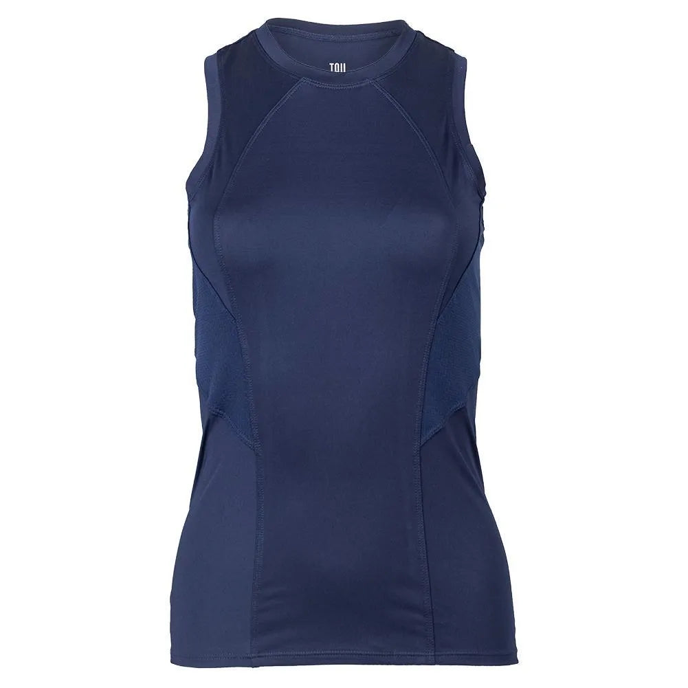 Women's Sarita Racerback Tennis Tank Navy Blue-Apparel-Tail-106280-DEFAULT-L-Tennis Express